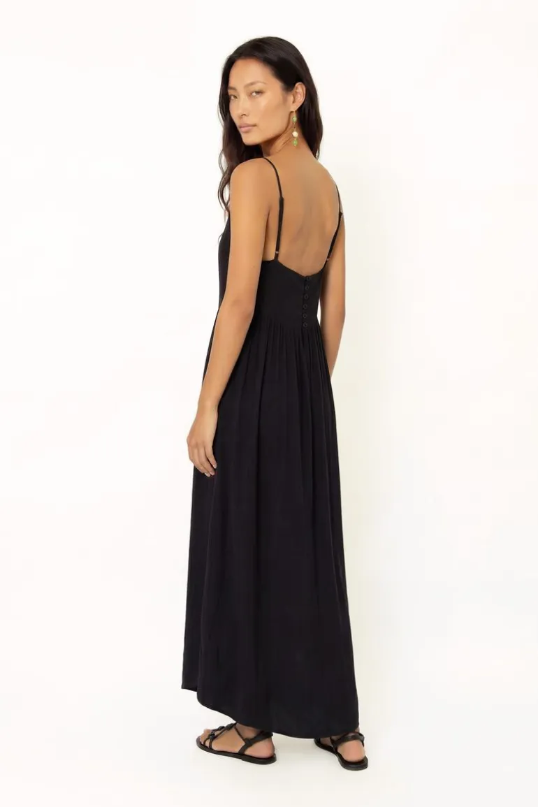 Vestido Midi Decote v