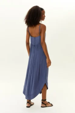 Vestido Midi Decote v