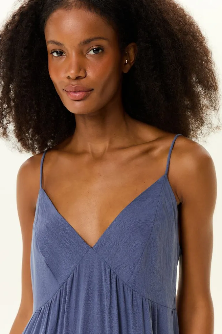 Vestido Midi Decote v