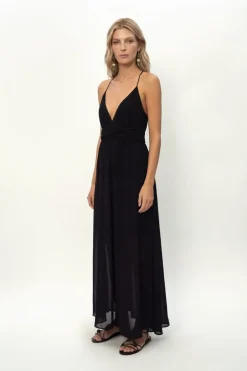 Vestido Midi Ggt Costa Metais