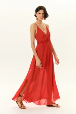 Vestido Midi Ggt Costa Metais