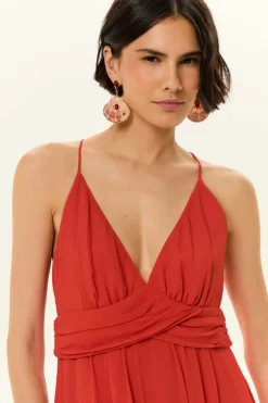 Vestido Midi Ggt Costa Metais