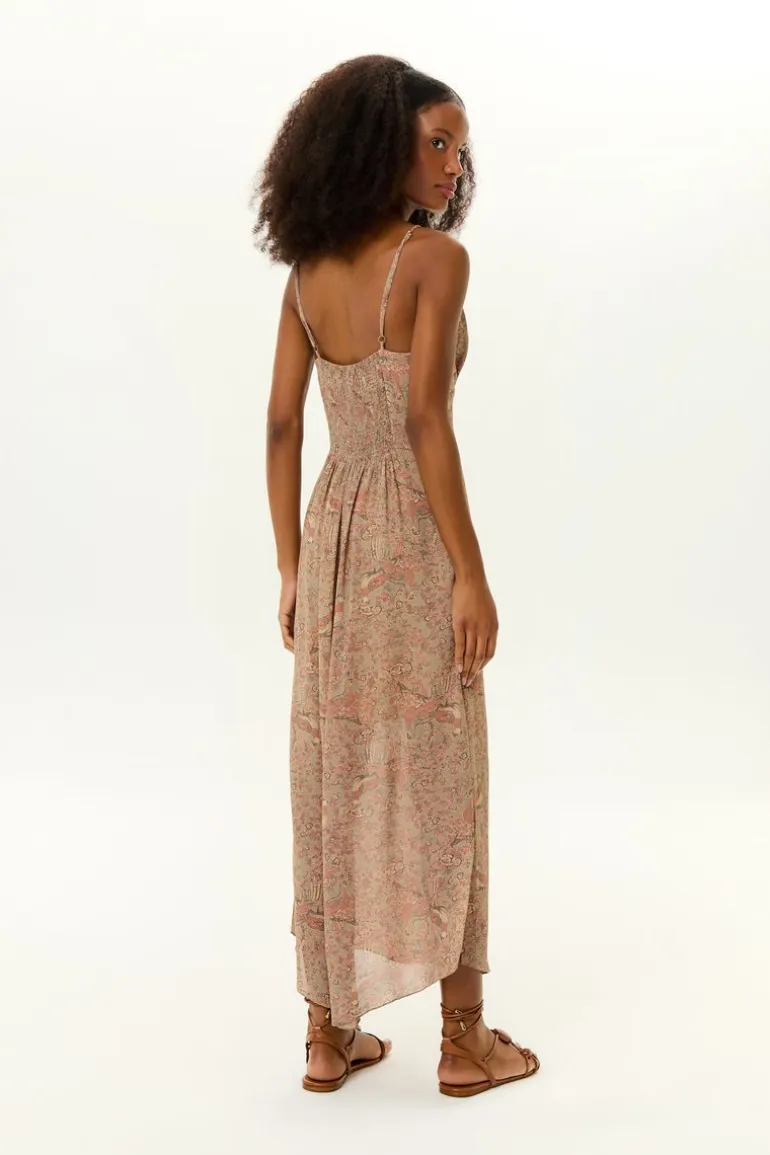 Vestido Midi Ggt Estampa Condor