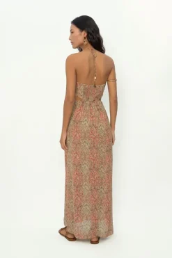 Vestido Midi Ggt Estampa Solar