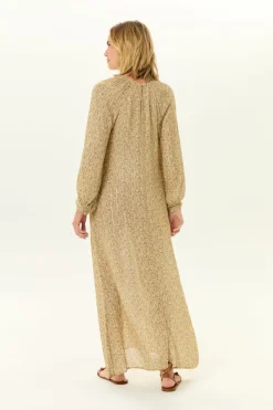 Vestido Midi Lenco Estampa Amarilis