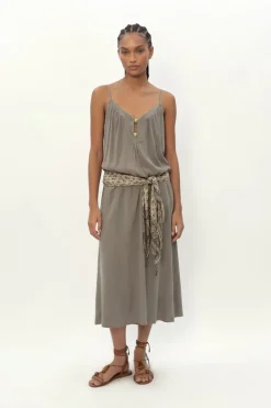 Vestido Midi Passador Concha