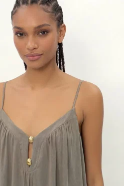 Vestido Midi Passador Concha