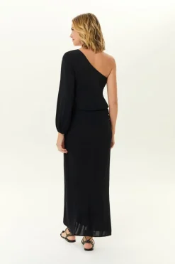 Vestido Midi Um Ombro So