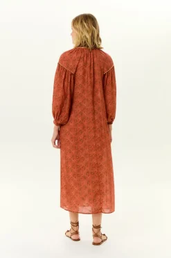 Vestido Midi Vivos Estampa Talin