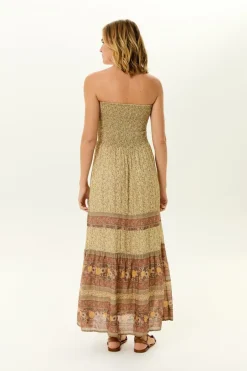 Vestido Sem Alca Estampa Amarilis c
