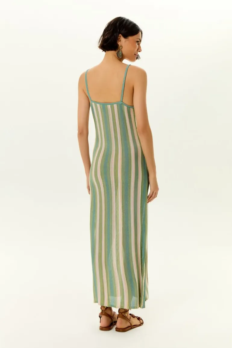 Vestido Tricot Decote Fivela