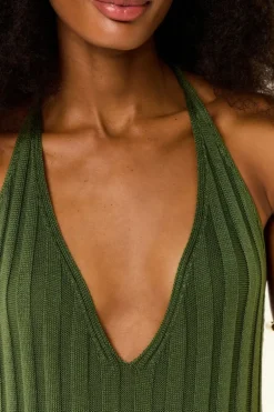Vestido Tricot Frente Unica